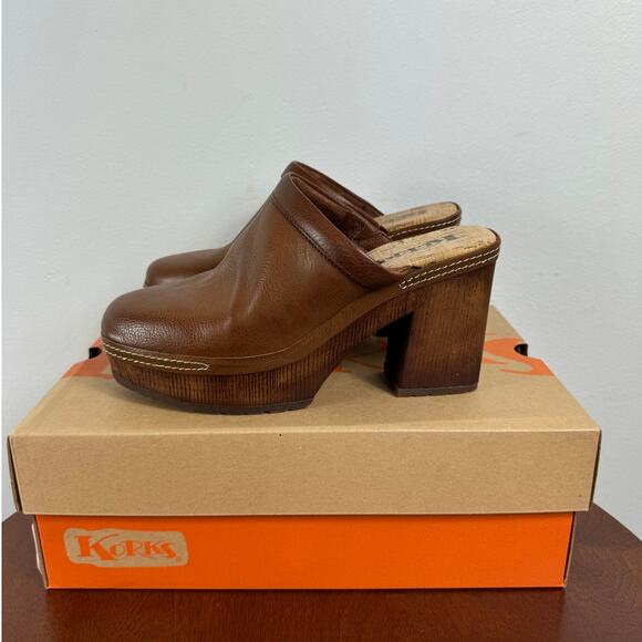 KORKS Lori Clog in Tan/brown Size 6 - Picture 4 of 10
